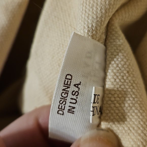 Longaberger Small bag purse pink pin srtipe - Picture 9 of 9